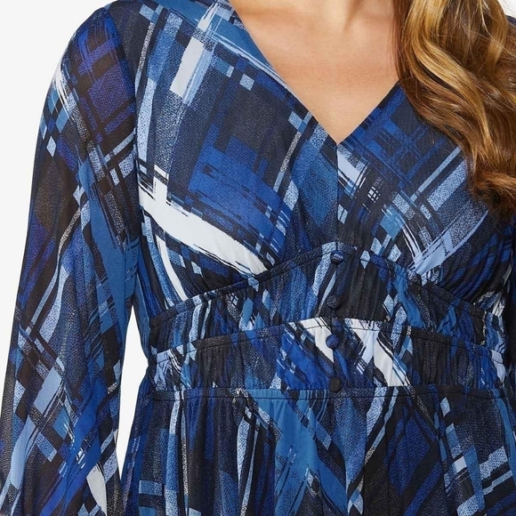 NWT TIERED PEPLUM BLOUSE BY CATO - Picture 3 of 3